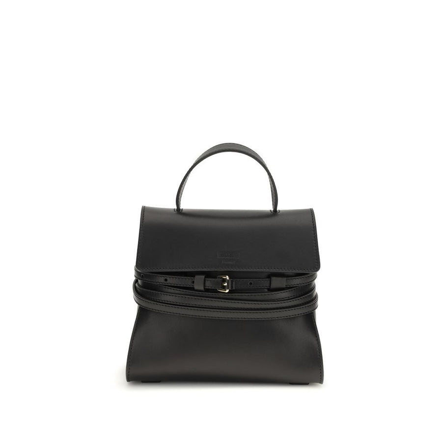 Black Calf Leather Bos Taurus Handbag