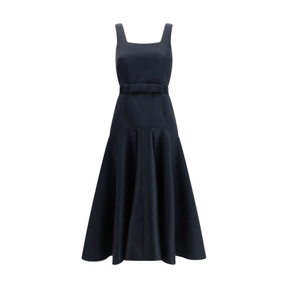Blue Polyester Casual Dress