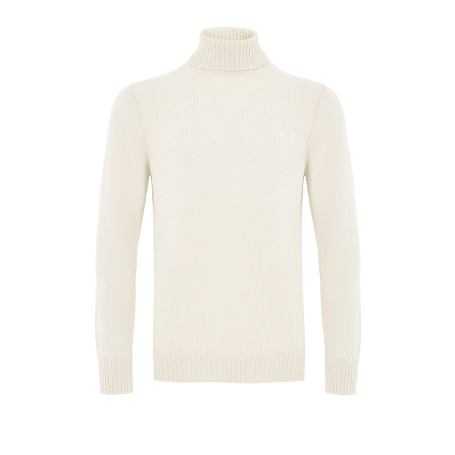 White Wool Turtleneck