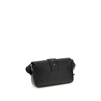 Black Calf Leather Bos Taurus Shoulder Bag