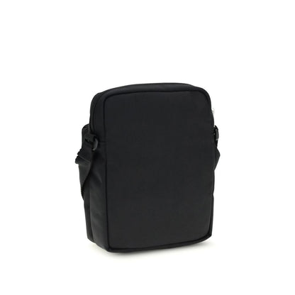 Black Polyamide Shoulder Bag