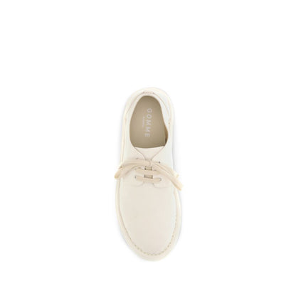 White Cotton Oxfords And Derbies