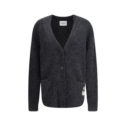 Gray Alpaca Vicugna Pacos Cardigan