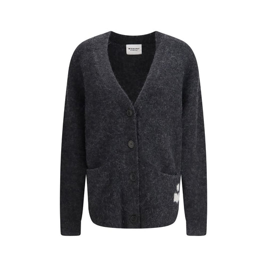 Gray Alpaca Vicugna Pacos Cardigan