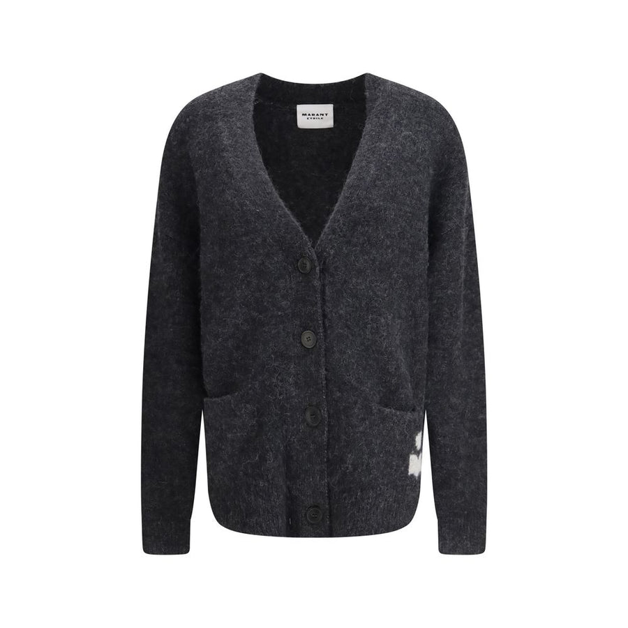Gray Alpaca Vicugna Pacos Cardigan