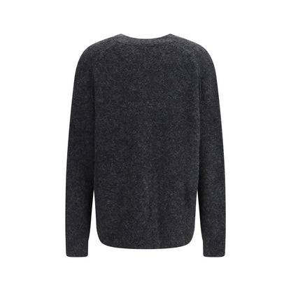 Gray Alpaca Vicugna Pacos Cardigan