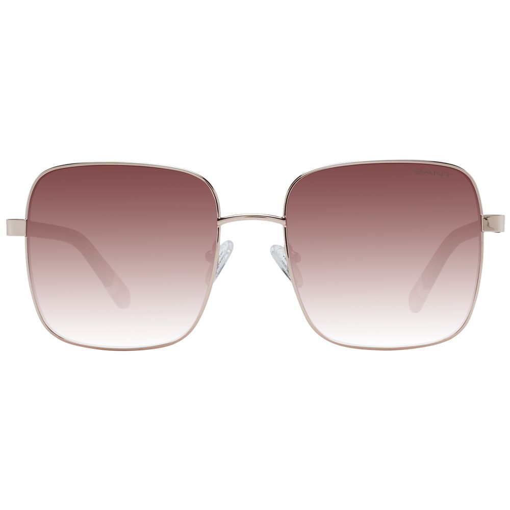Rose Gold Metal Sunglasses