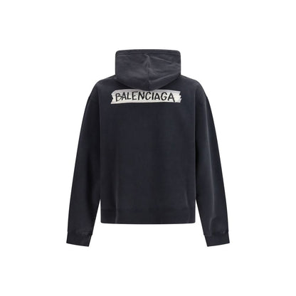 Black Cotton Sweatshirt