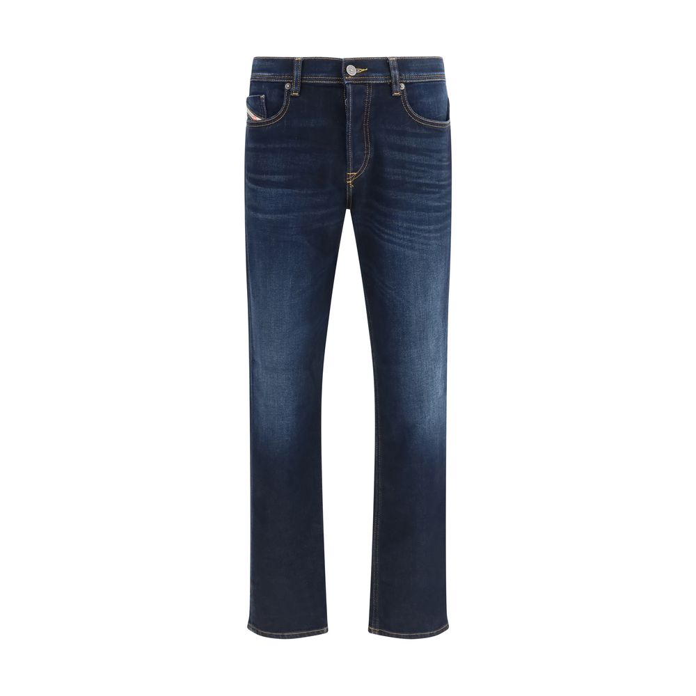 Blue Cotton Relaxed Fit Jeans