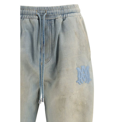 Blue Cotton Relaxed Fit Jeans