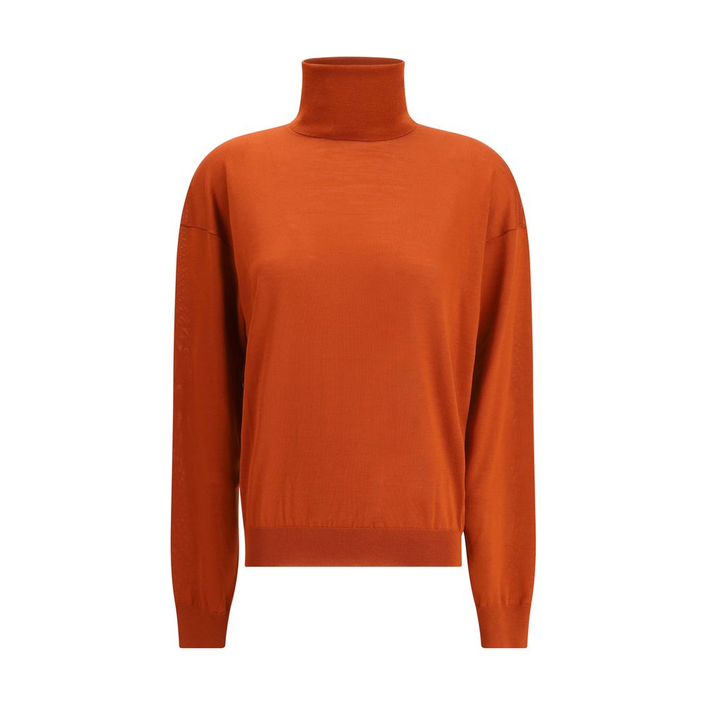 Bordeaux Wool Turtleneck