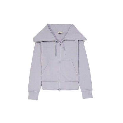 Purple Cotton Cardigan