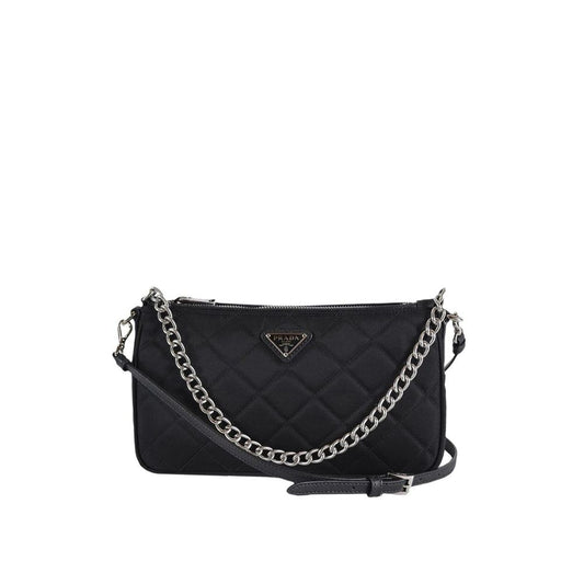 Black Nylon Shoulder Bag