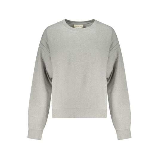 Grigio Cotton Women Sweatshirt