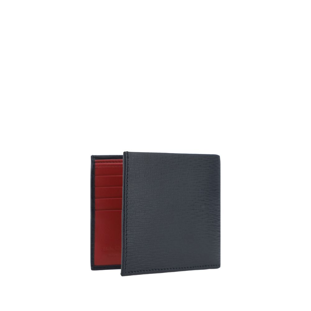 Black Calf Leather Bos Taurus Wallet