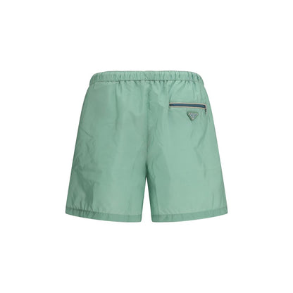 Bicolor Recycled Polyamide Shorts