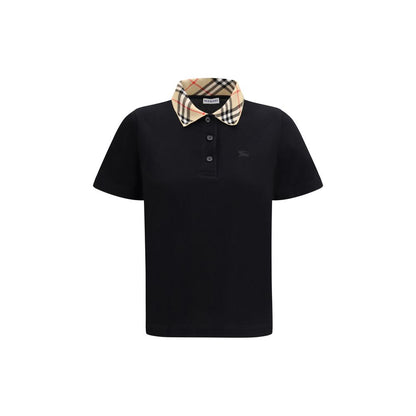 Black Cotton Polo Shirt