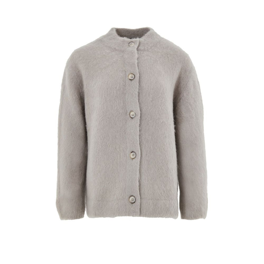 Beige Wool Cardigan