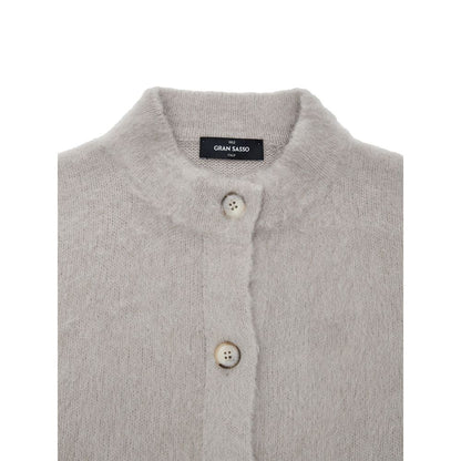 Beige Wool Cardigan