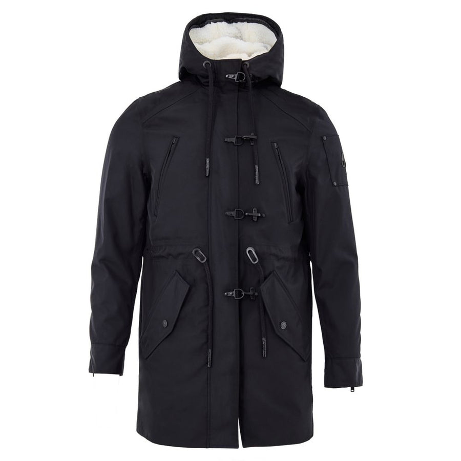 Blue Nylon Parka