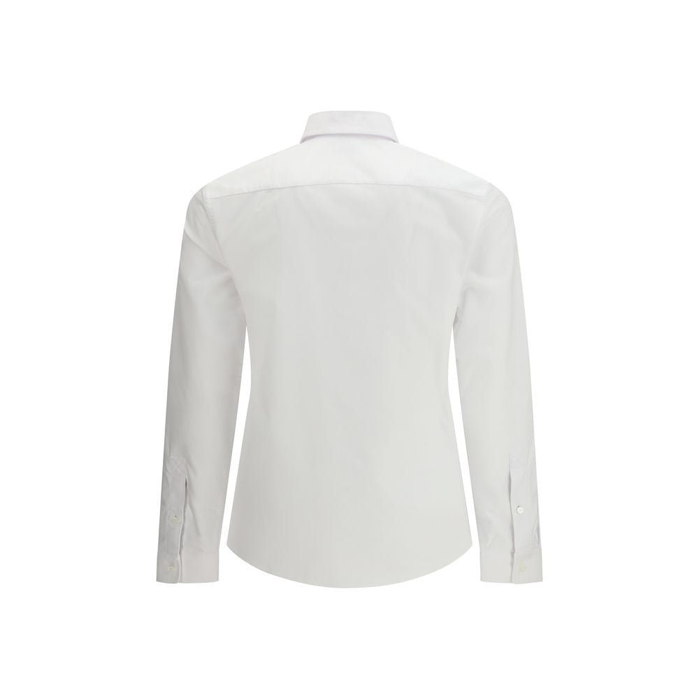 White Cotton Dress Shirt