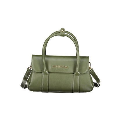 Green Polyurethane Women's Bag
