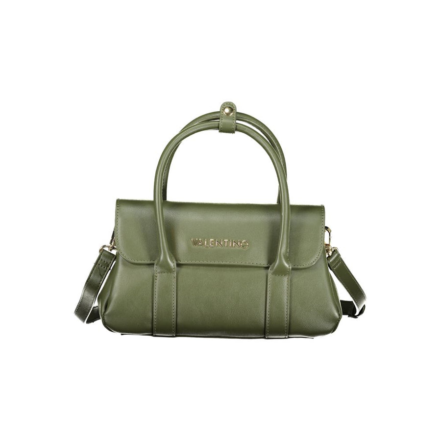 Green Polyurethane Women's Bag