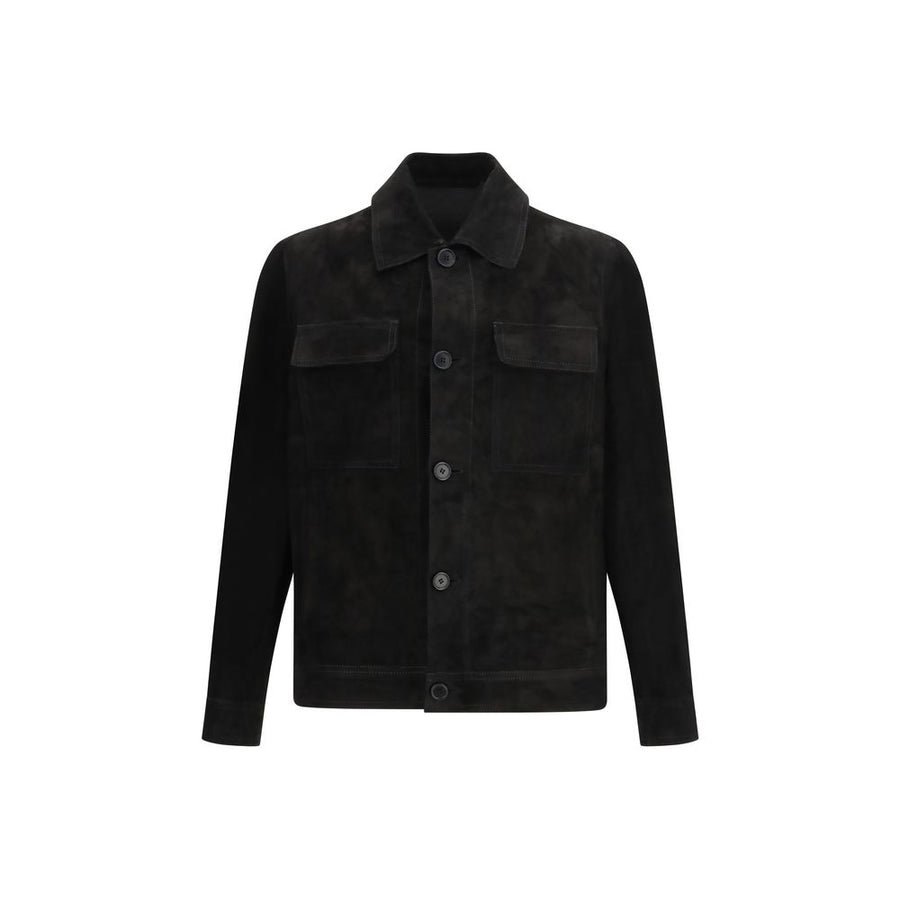 Black Calf Leather Bos Taurus Clothing