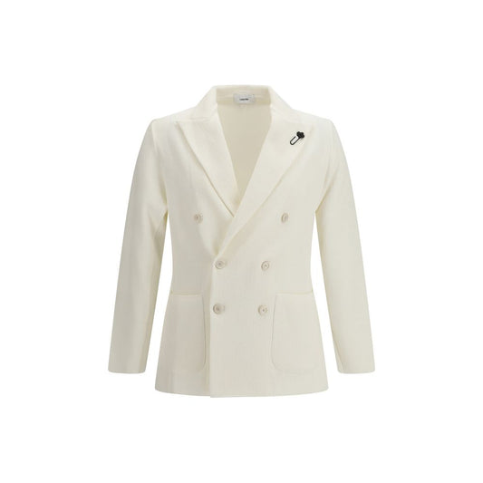 White Cotton Blazer