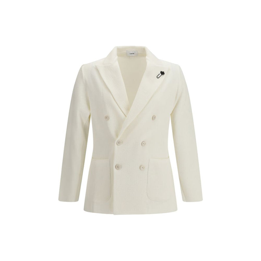 White Cotton Blazer