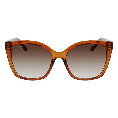 Brown Injected Sunglasses