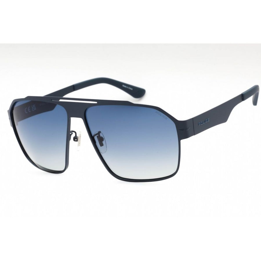 Blue Metal Sunglasses
