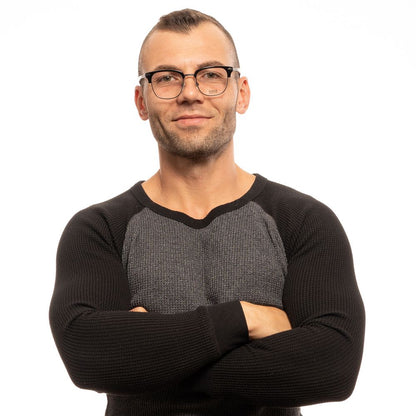 Black Metal & Plastic Glasses (Frames)