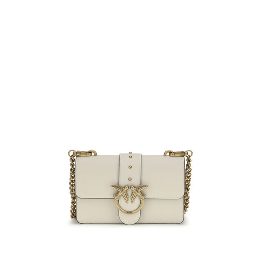 Beige Calf Leather Bos Taurus Shoulder Bag