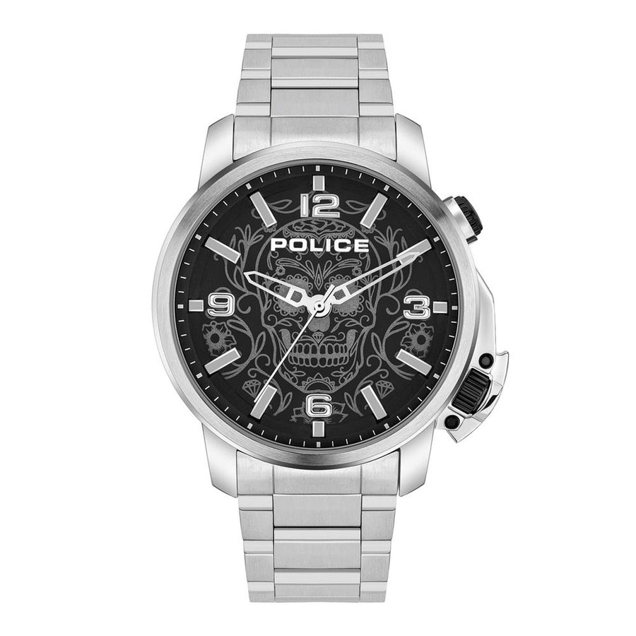 Gray Stainless Steel Dress Watch