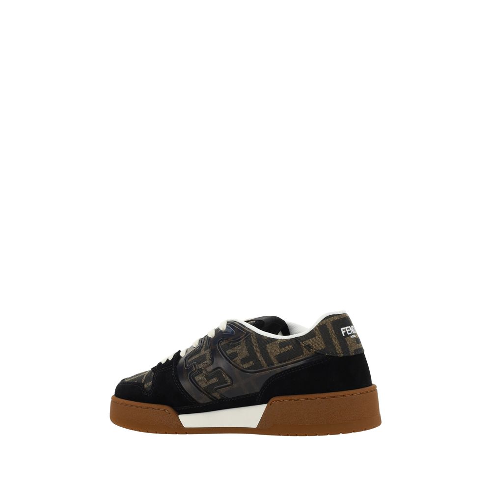 Brown Rubber Low Top Sneakers