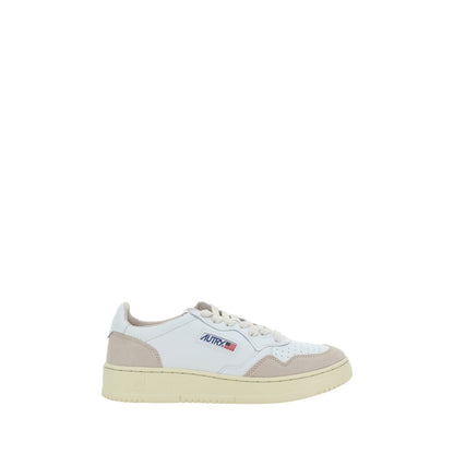 White Calf Leather Bos Taurus Low Top Sneakers