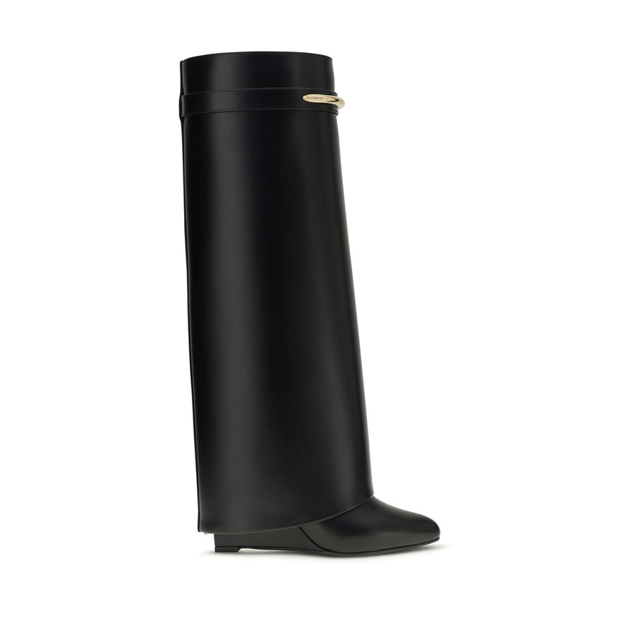 Black Calf Leather Bos Taurus Boots