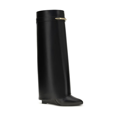 Black Calf Leather Bos Taurus Boots