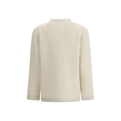 Beige Wool Cardigan