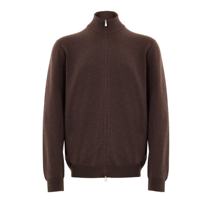 Brown Wool Cardigan