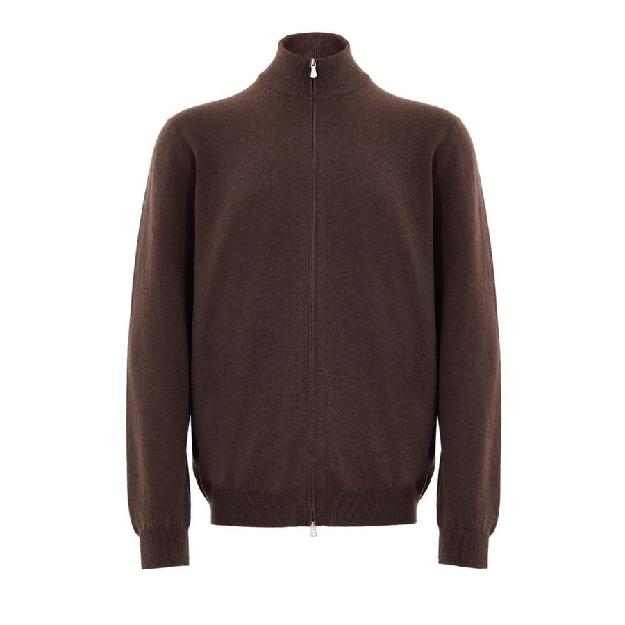 Brown Wool Cardigan