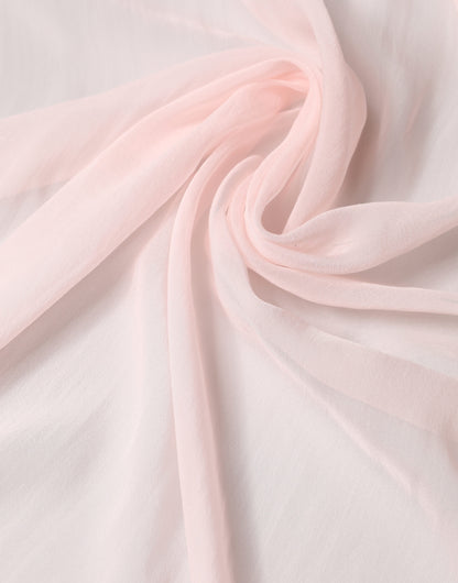Light Pink Silk Neck Wrap Foulard 91.5cm x 88cm Scarf