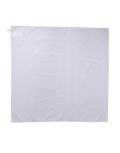 White Cotton Wrap Square Shawl Stole 71cm x 70cm  Scarf
