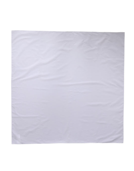 White Cotton Wrap Square Shawl Stole 91cm x 90cm  Scarf