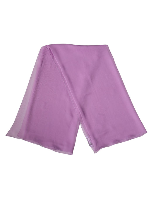 Light Purple Silk Neck Wrap Foulard 114cm x 114cm  Scarf