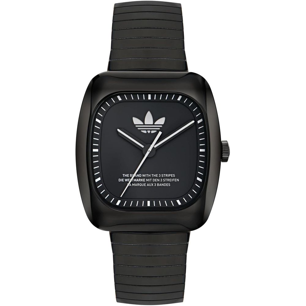 Black Stainless Steel Dress Watch