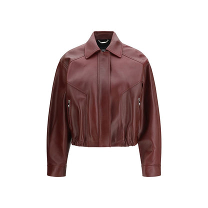 Bordeaux Leather Jacket