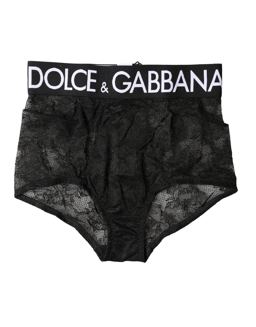 Black Logo Girdle High Waist Panty Underwear