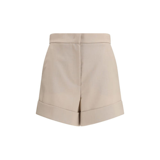 Bicolor Wool Bermuda Shorts